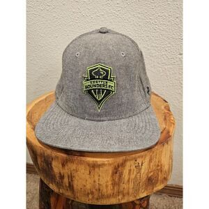 Seattle Sounders Football Club MLS Soccer Baseball Hat Cap Snapback Fanatics EUC